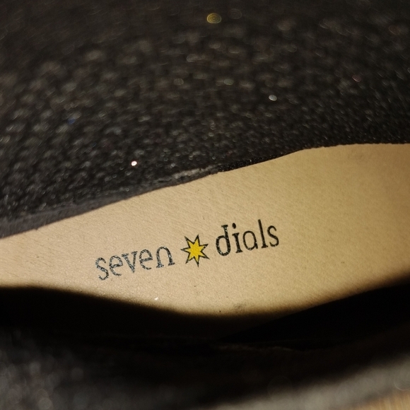 Seven Dials Black Heeled Boots Ankle-High - Picture 2 of 6